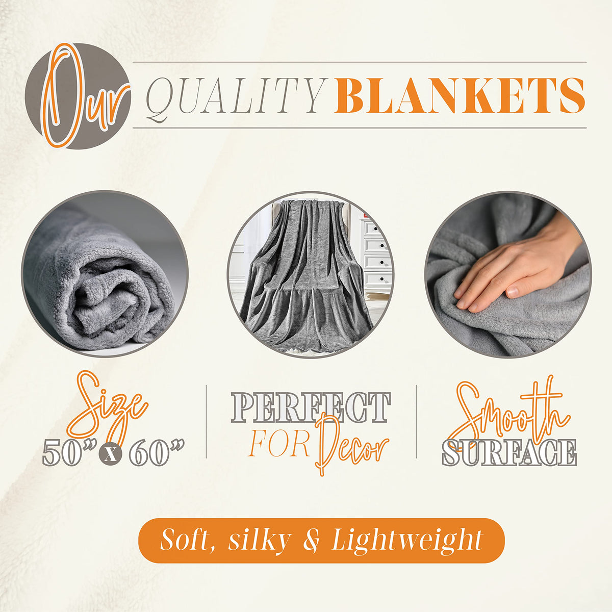 Elegant Comfort Lightweight Throw Blanket, Halloween Cats, 50x60 Inch