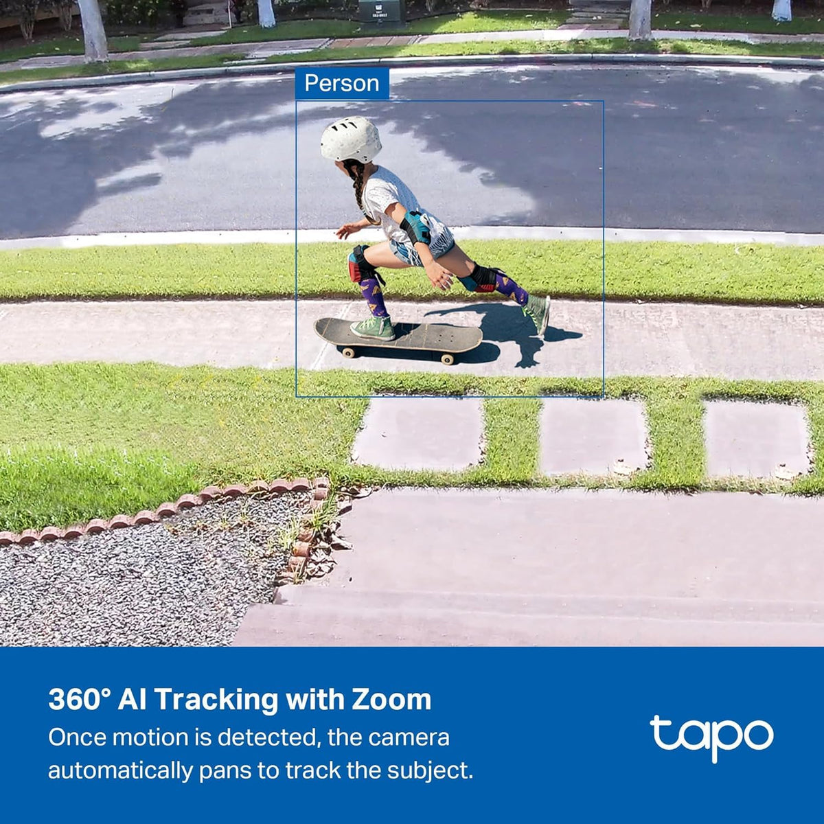 Tapo 4K Solar-Powered Outdoor Security Camera, 360° View
