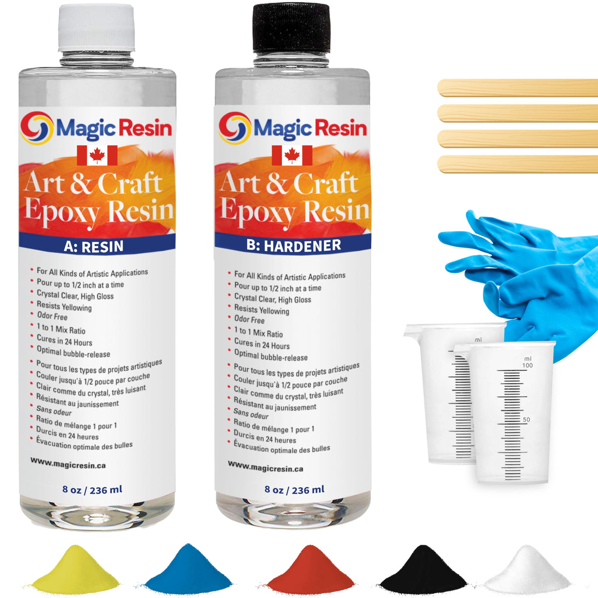 Clear Epoxy Resin Kit, 16 oz (473 ml)