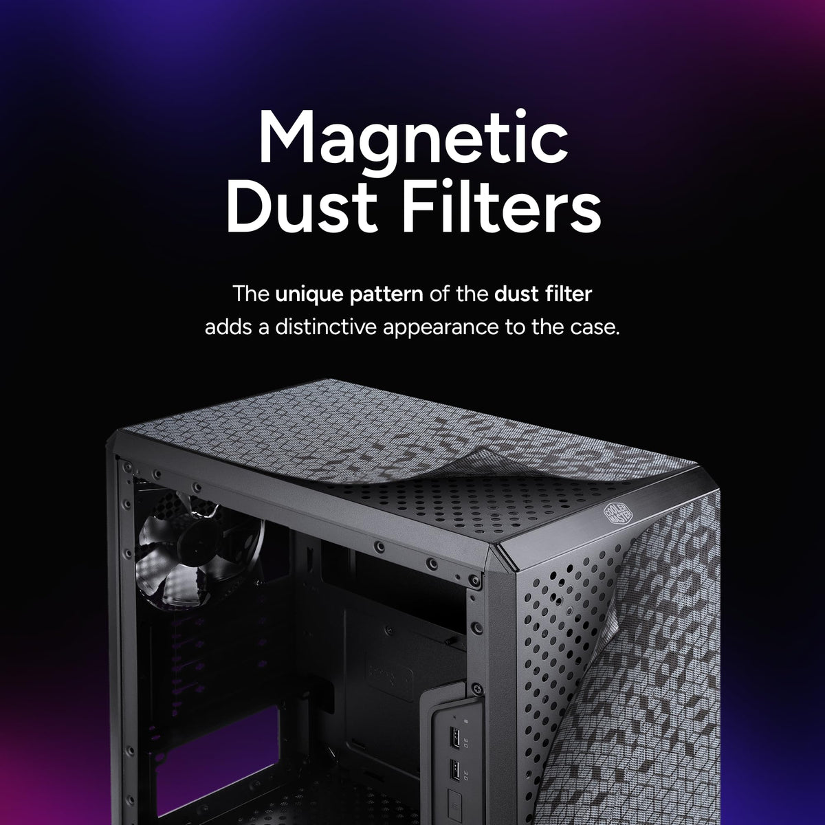 Cooler Master MasterBox Q300L Micro-ATX Tower, MCB-Q300L-KANN-S00