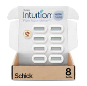 Schick Intuition Pure Nourishment Razor Refills for Women, 8 Count