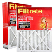 Filtrete 20x25x1 Furnace Filter, MPR 1000, MERV 11, 6 Pack