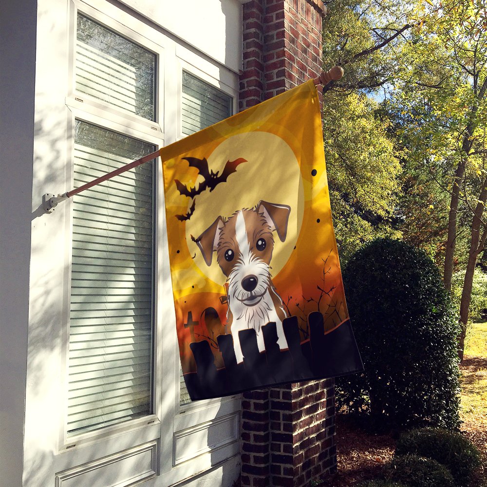 Caroline's Treasures Halloween Jack Russell Terrier House Flag, Large
