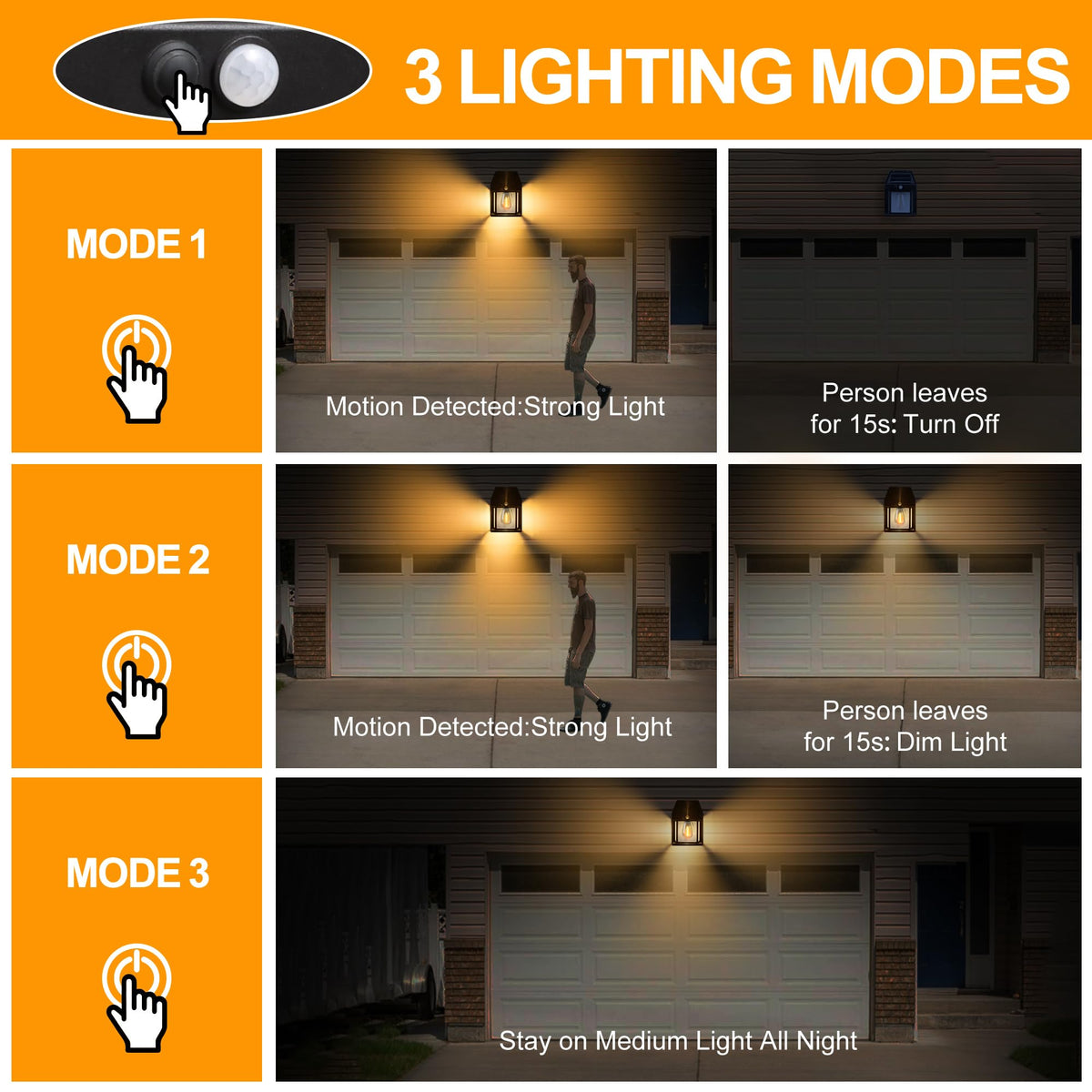 Joomer Solar Motion Sensor Wall Lights (4 Pack)