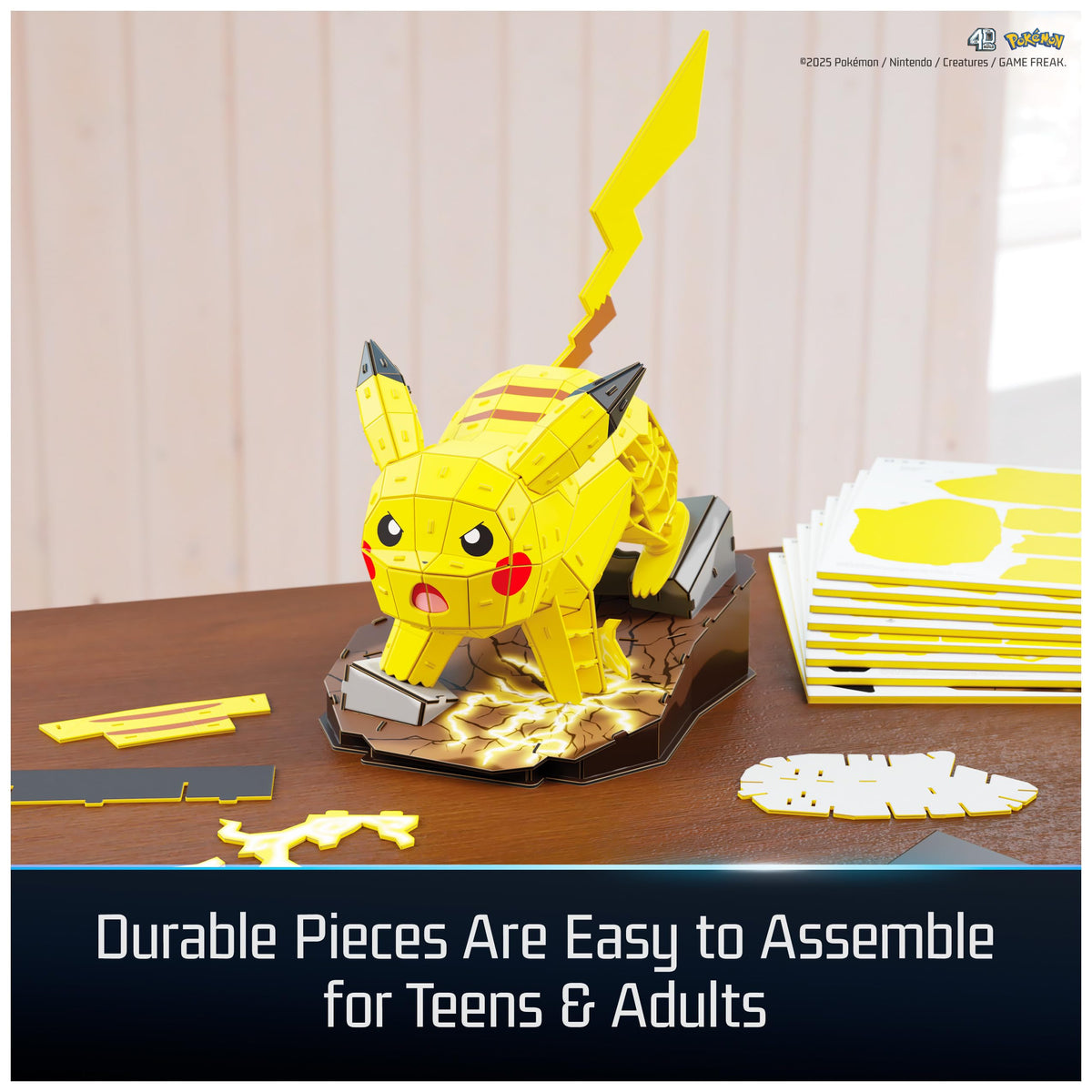4D Build Pokémon Pikachu 3D Puzzle Model Kit