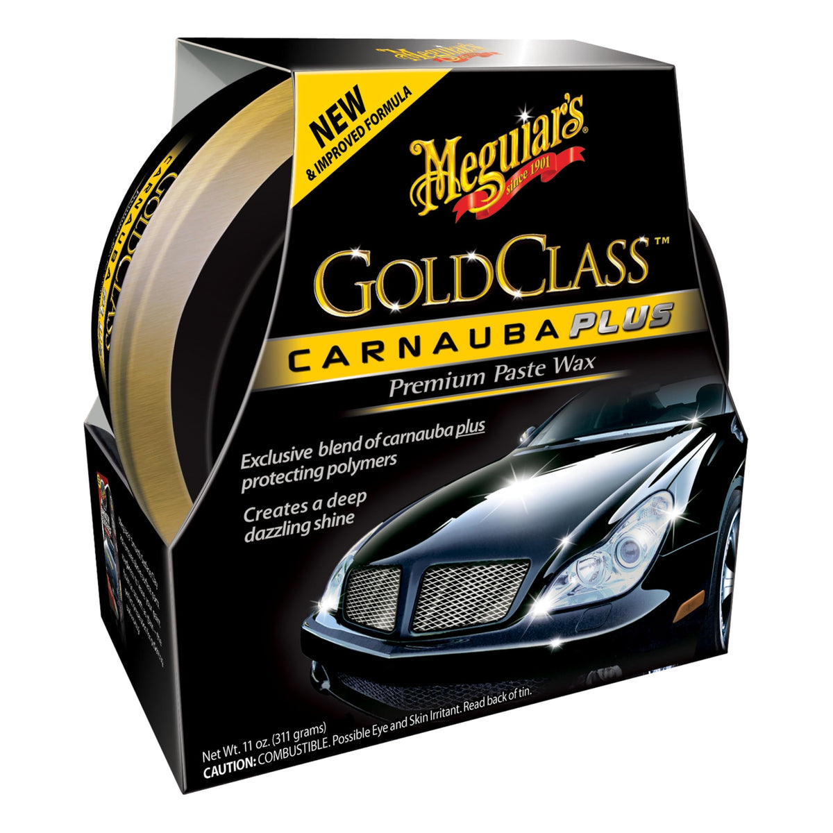 Meguiar's Gold Class Carnauba Plus Premium Paste Wax, 11oz