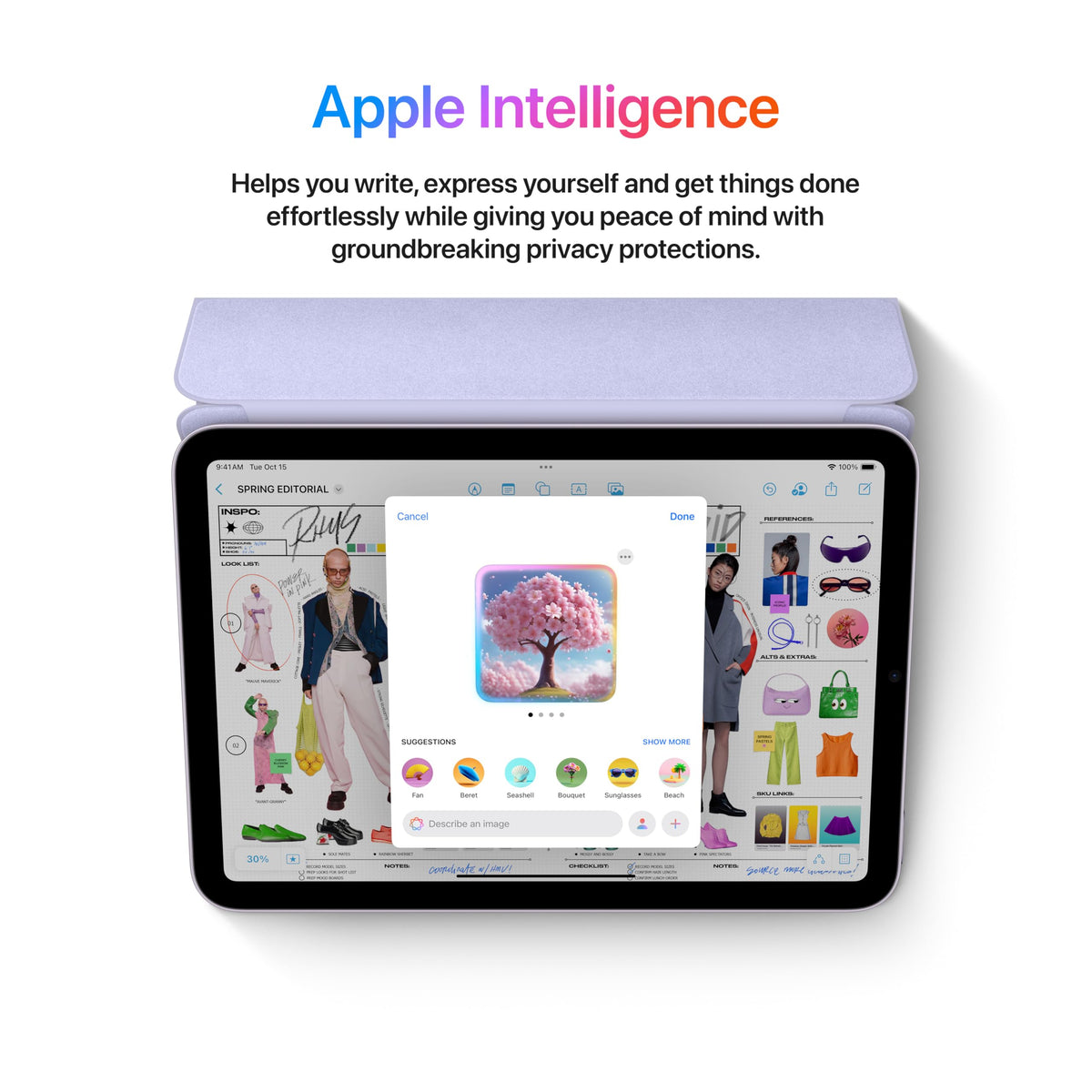 Apple iPad mini (A17 Pro), 8.3", 128GB, Wi-Fi 6E, Purple