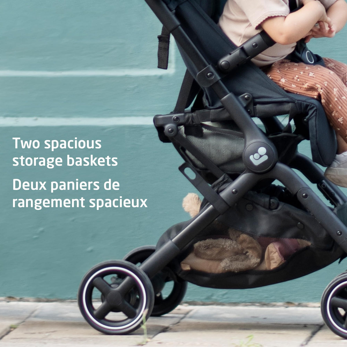 Maxi-Cosi Lara Ultra Compact Stroller, Essential Black