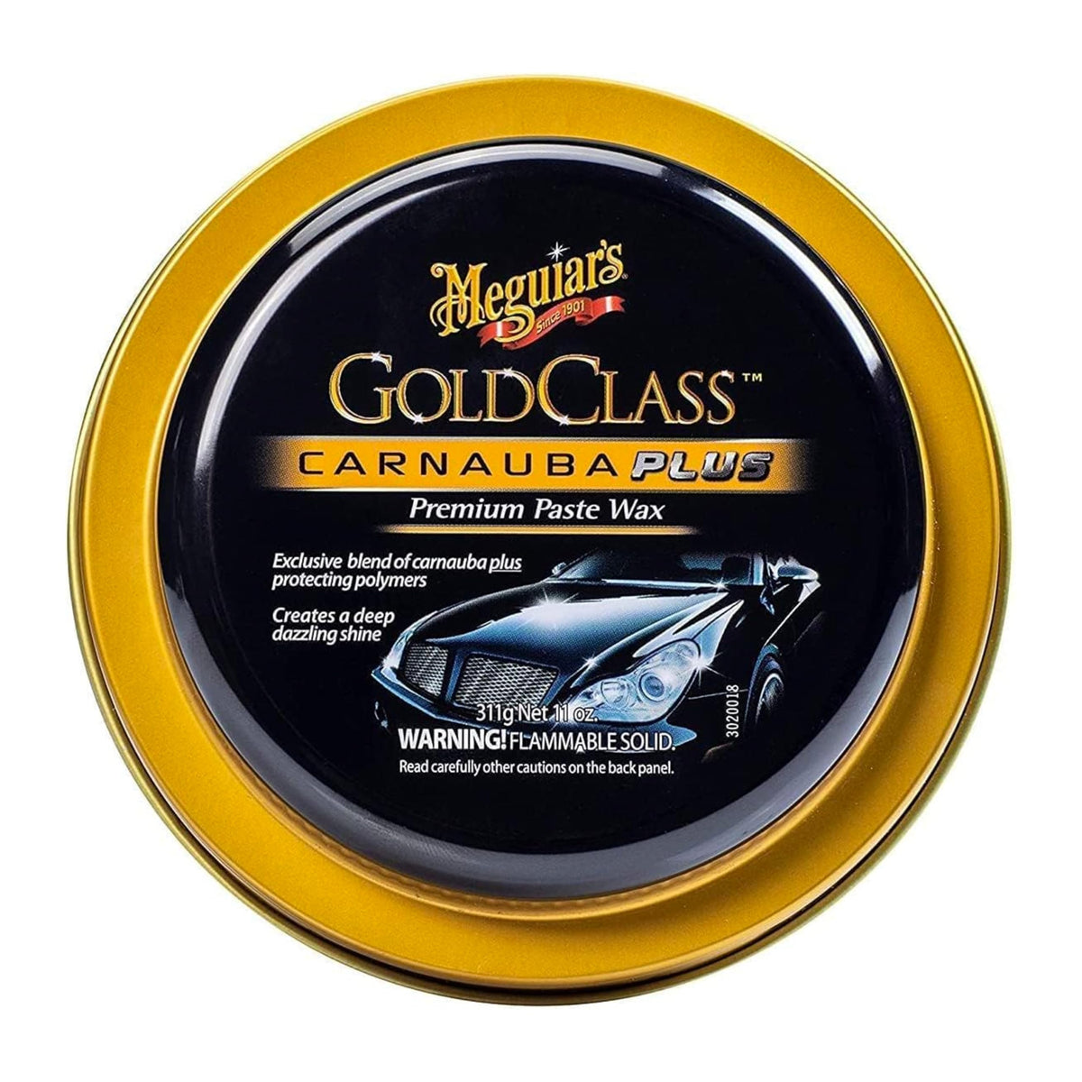 Meguiar's Gold Class Carnauba Plus Premium Paste Wax, 11oz
