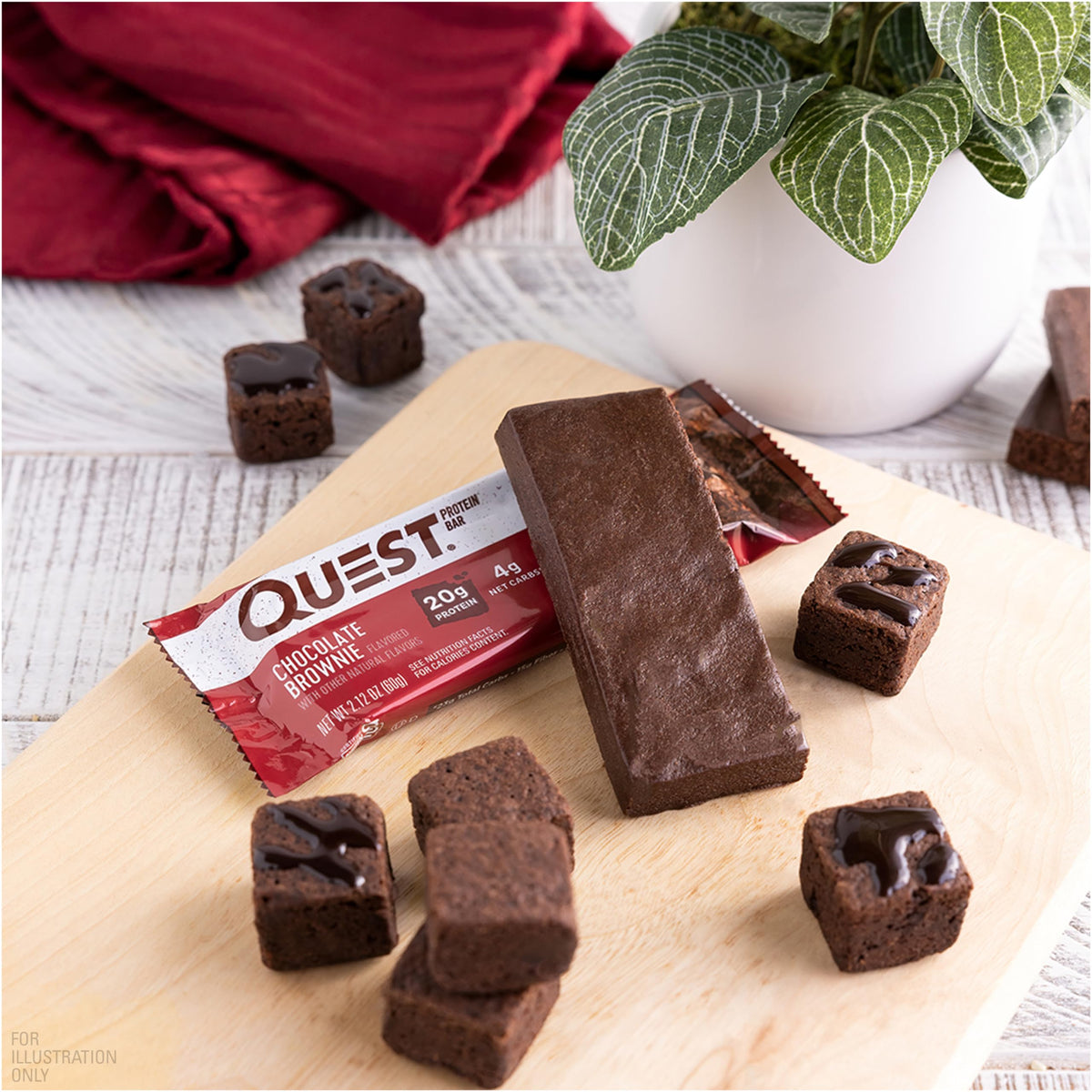 Quest Protein Bar, Chocolate Brownie, 12 Count