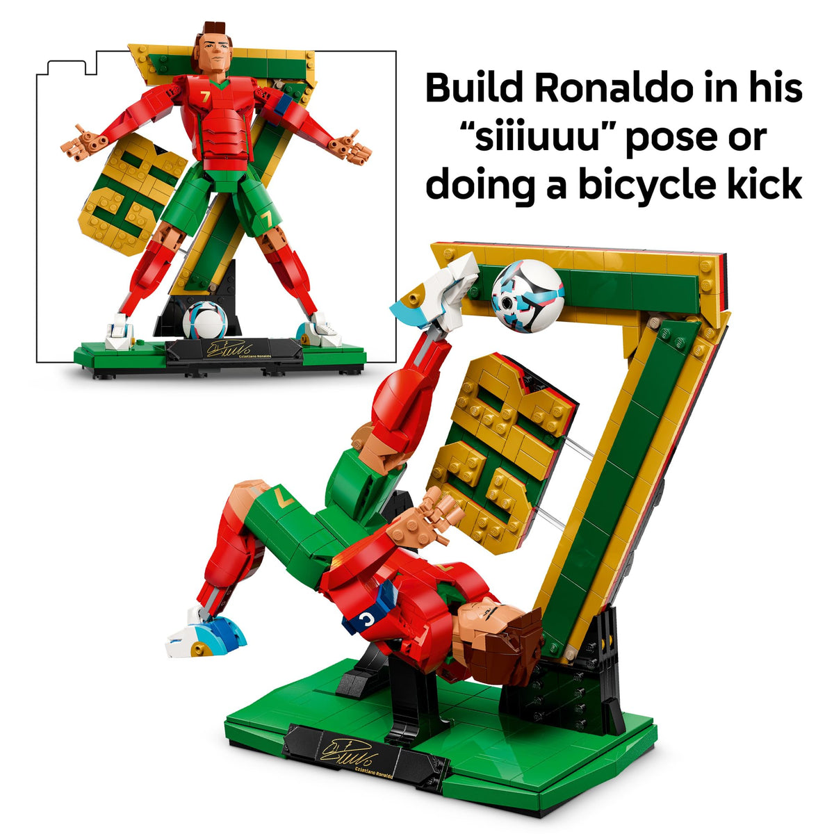 LEGO Editions Cristiano Ronaldo Soccer Legend Building Set (43016)