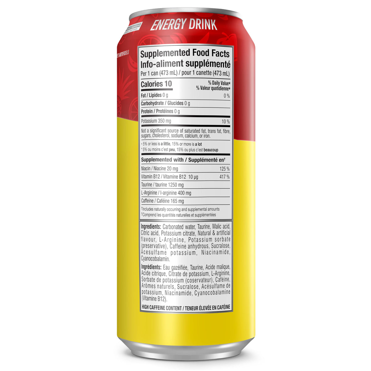 C4 Performance Energy Drink, Hawaiian Punch Juicy Red, 12 x 473 ml