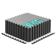 Yes4All EVA Interlocking Foam Floor Tiles, Black, 11.15 m²