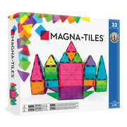 Magna-Tiles Clear Colors Set, 02132, 32 Pieces