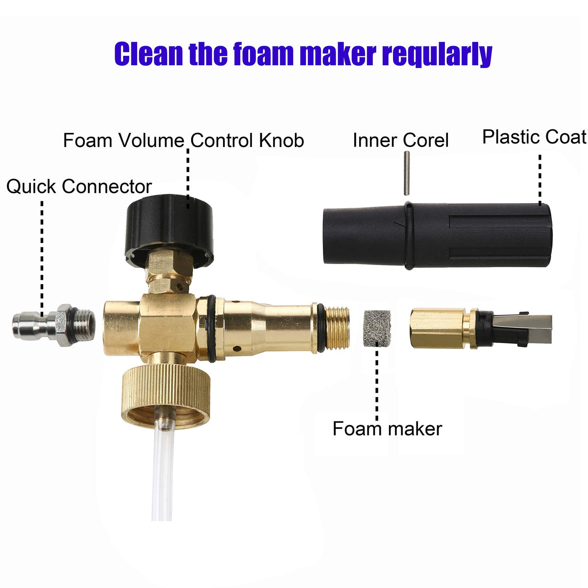 Tool Daily Foam Cannon, 1 Liter, 1/4'' Quick Connector