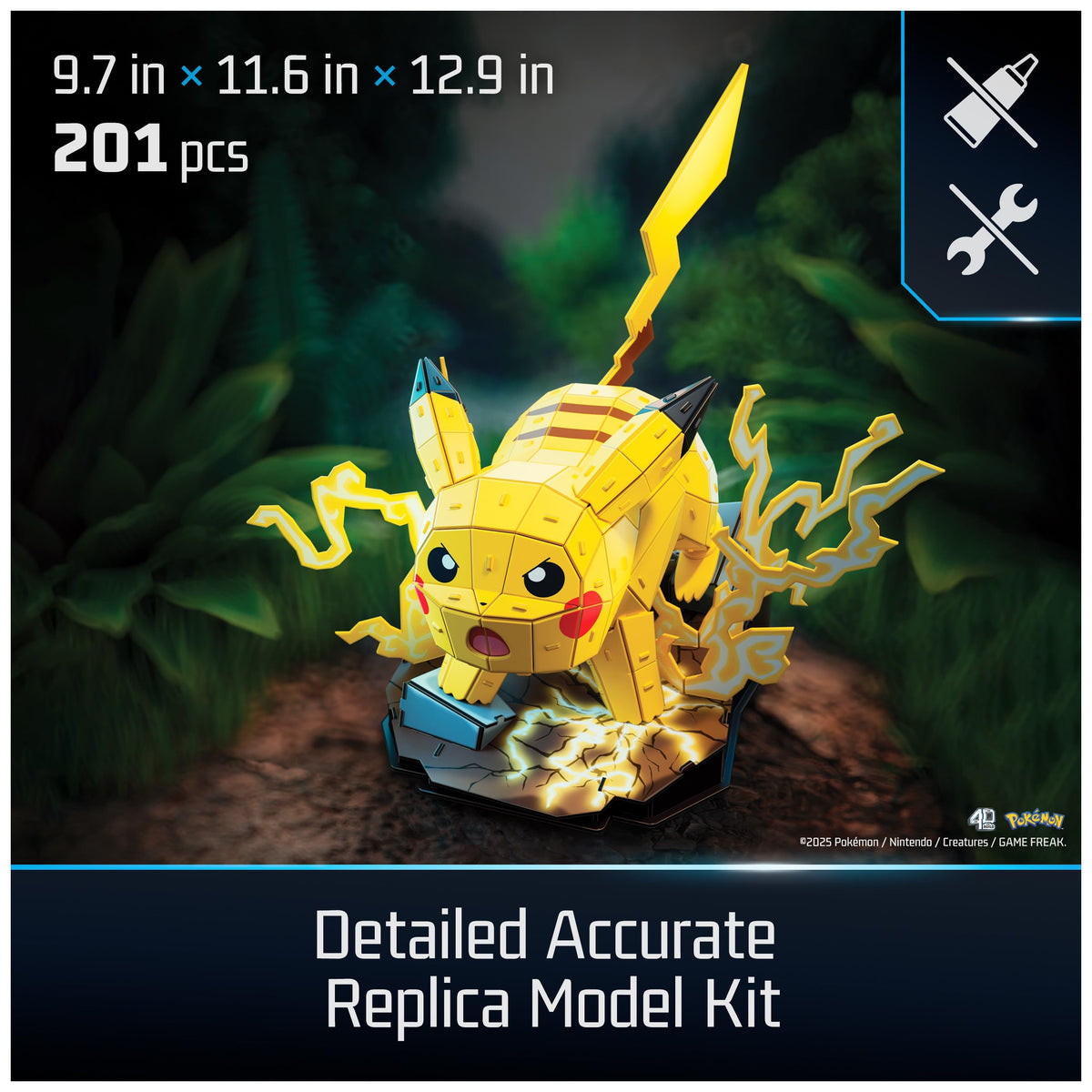 4D Build Pokémon Pikachu 3D Puzzle Model Kit