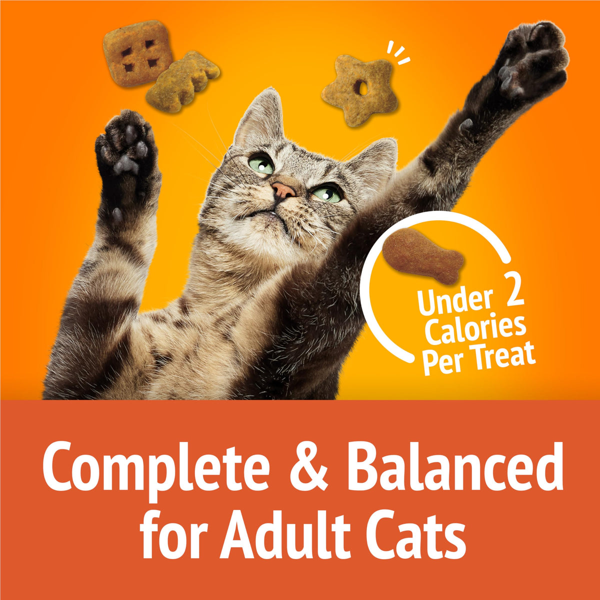 Friskies Party Mix Cat Treats, Original Crunch Chicken, 3 x 510 g