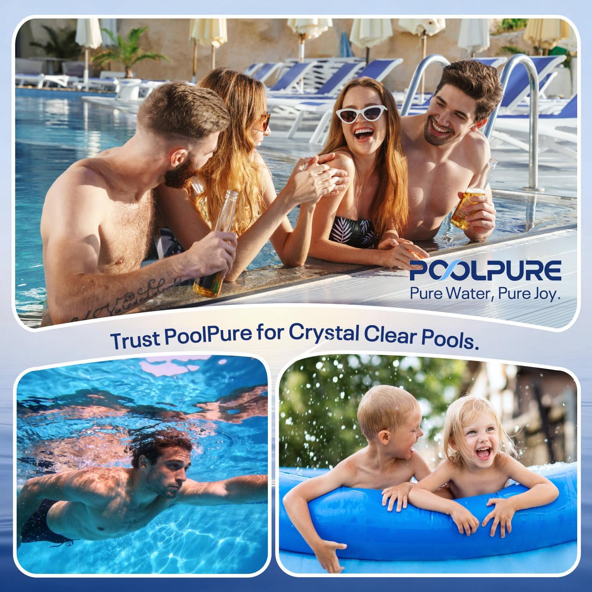 POOLPURE PLFPRB25-IN Replacement Hot Tub Filter (2 Pack)