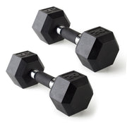 CAP Barbell 20 LB Coated Hex Dumbbell Pair, Padded Grip