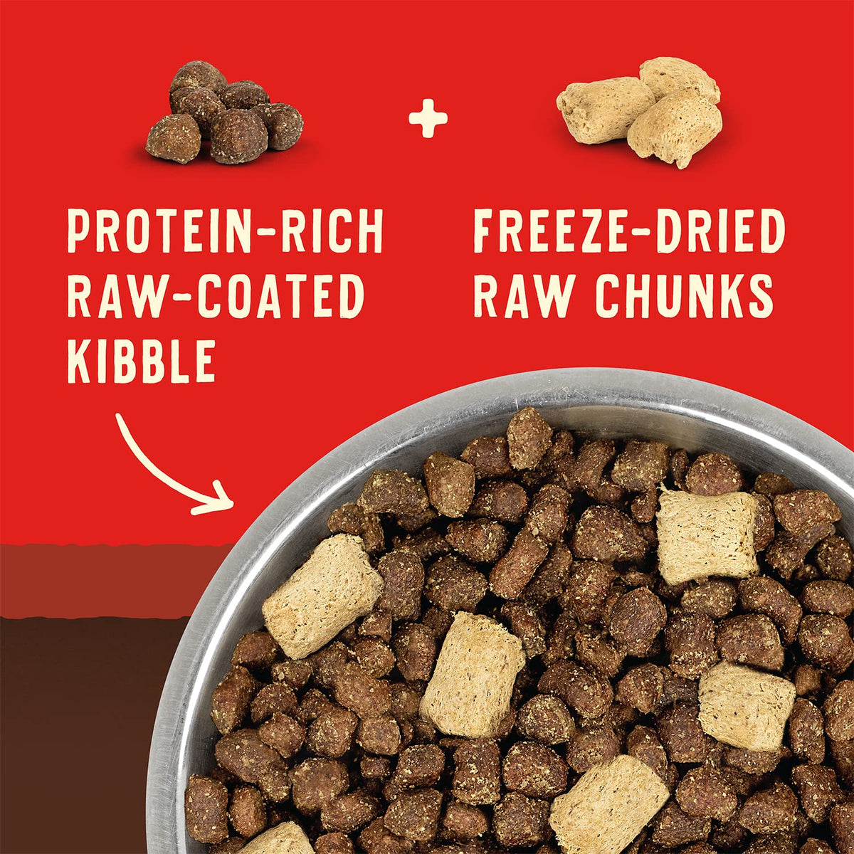 Stella & Chewy's Wild Red Raw Blend Dry Dog Food, Red Meat, 1.58 kg