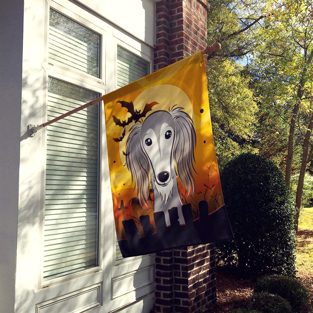 Caroline's Treasures BB1787CHF Halloween Saluki Canvas House Size Flag