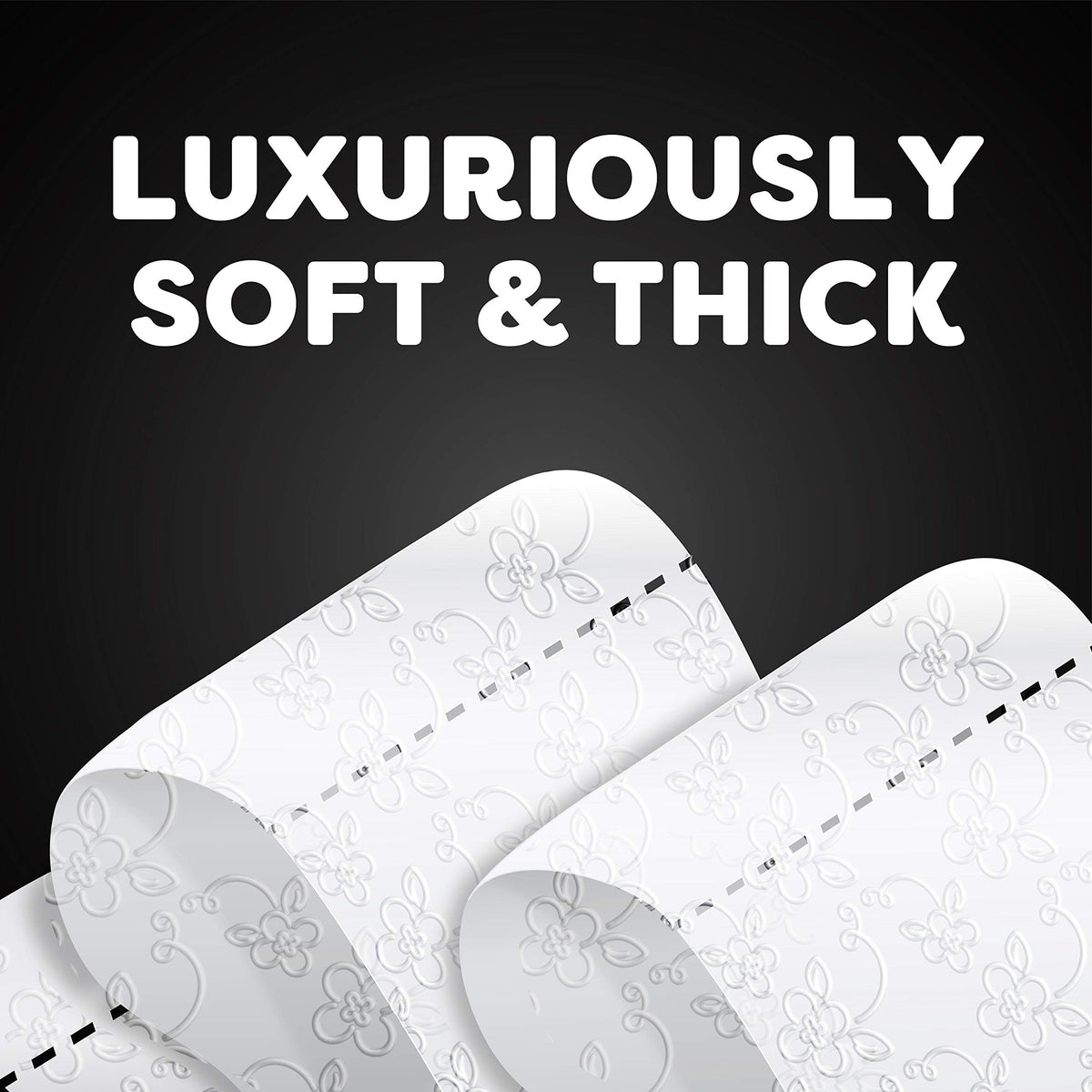 Cashmere UltraLuxe Toilet Paper, 12 Mega Rolls = 48 Regular Rolls
