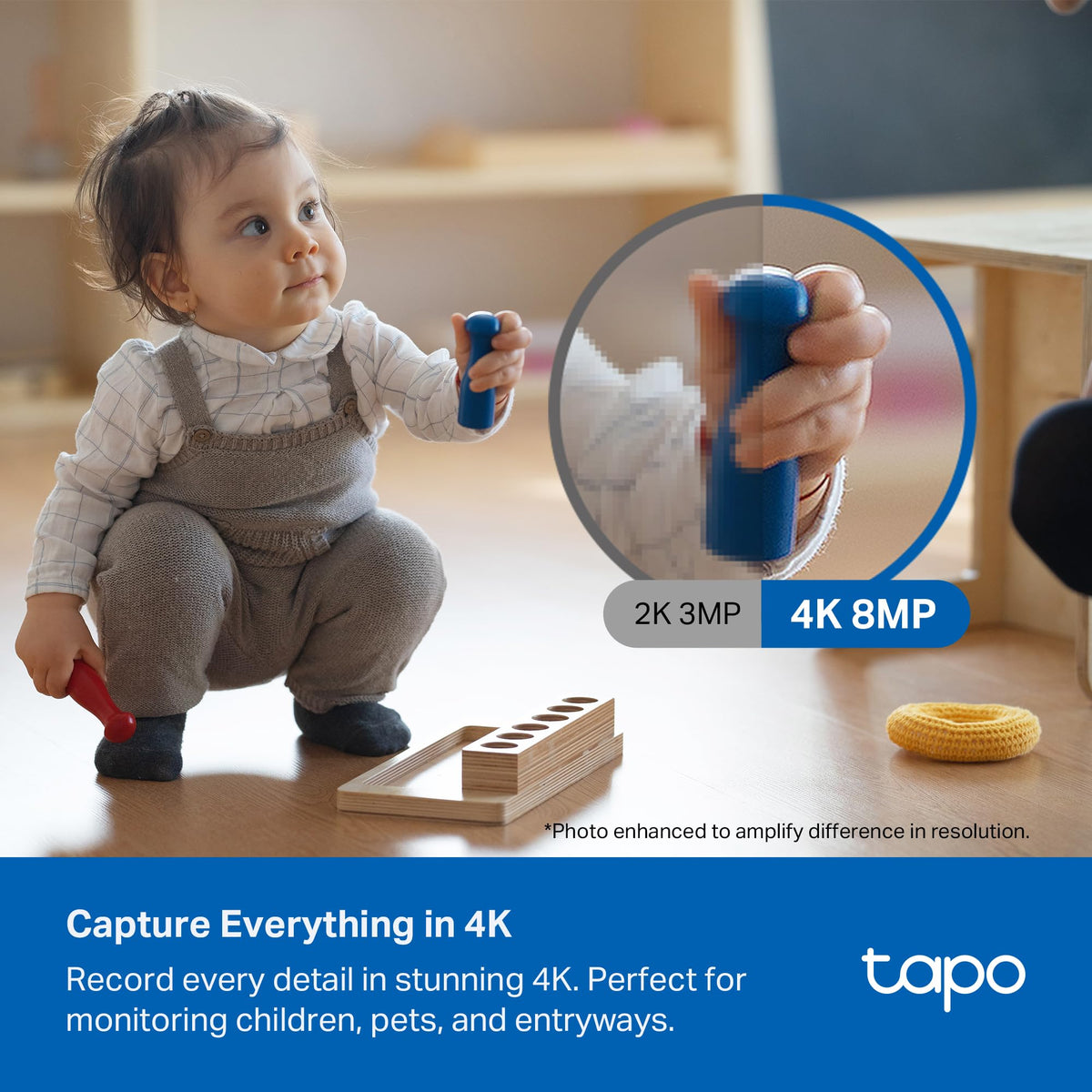 Tapo C260 4K 8MP Pan/Tilt Indoor Security Camera