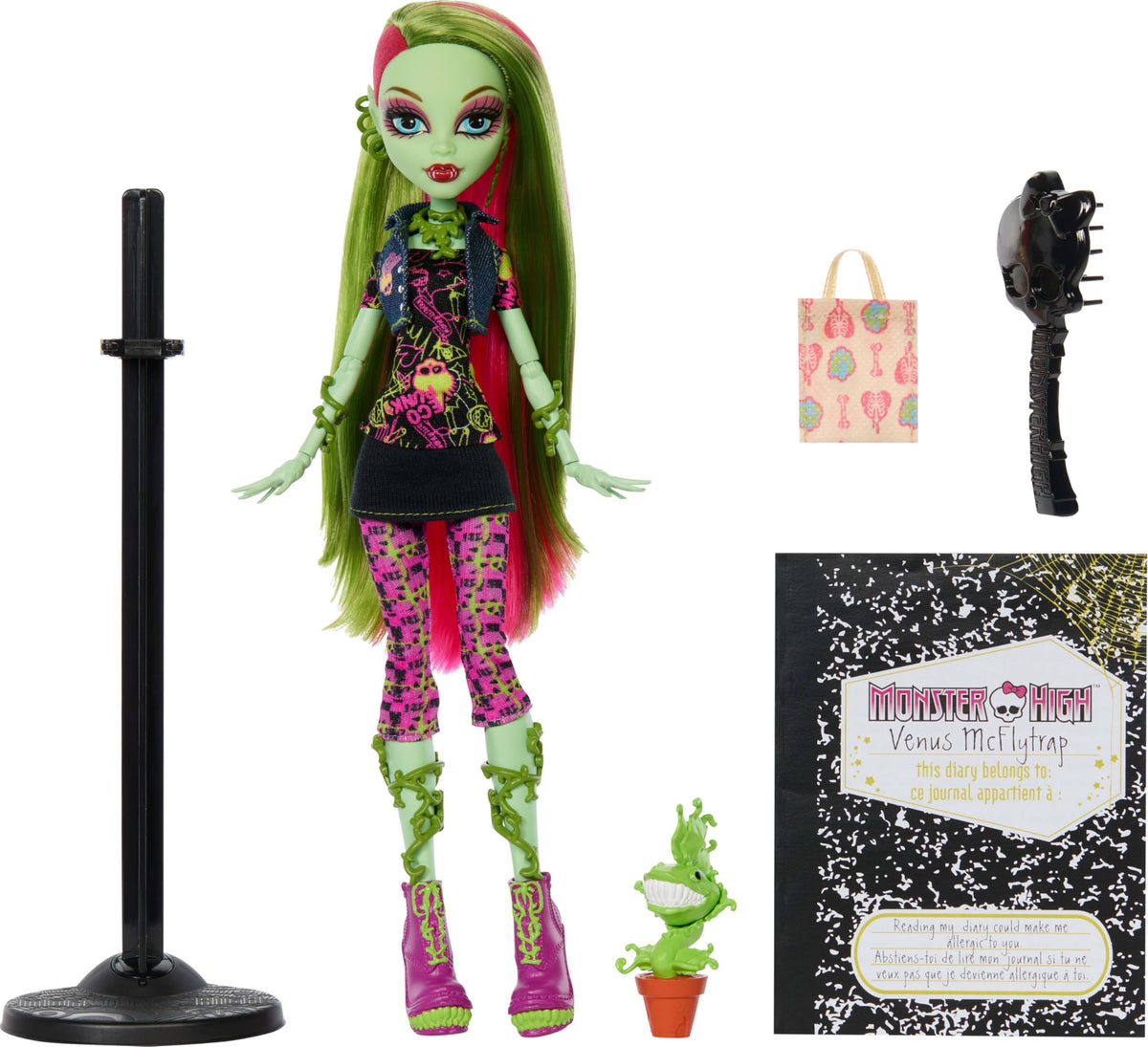 Monster High Boo-riginal Creeproduction Doll, Venus McFlytrap