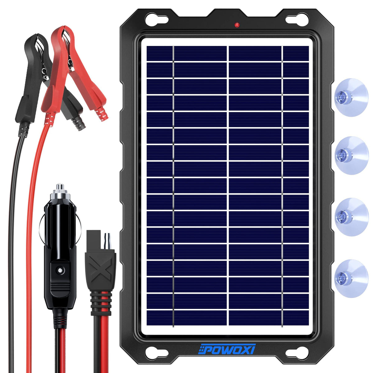 Solar Battery Trickle Charger & Maintainer, 7.5W