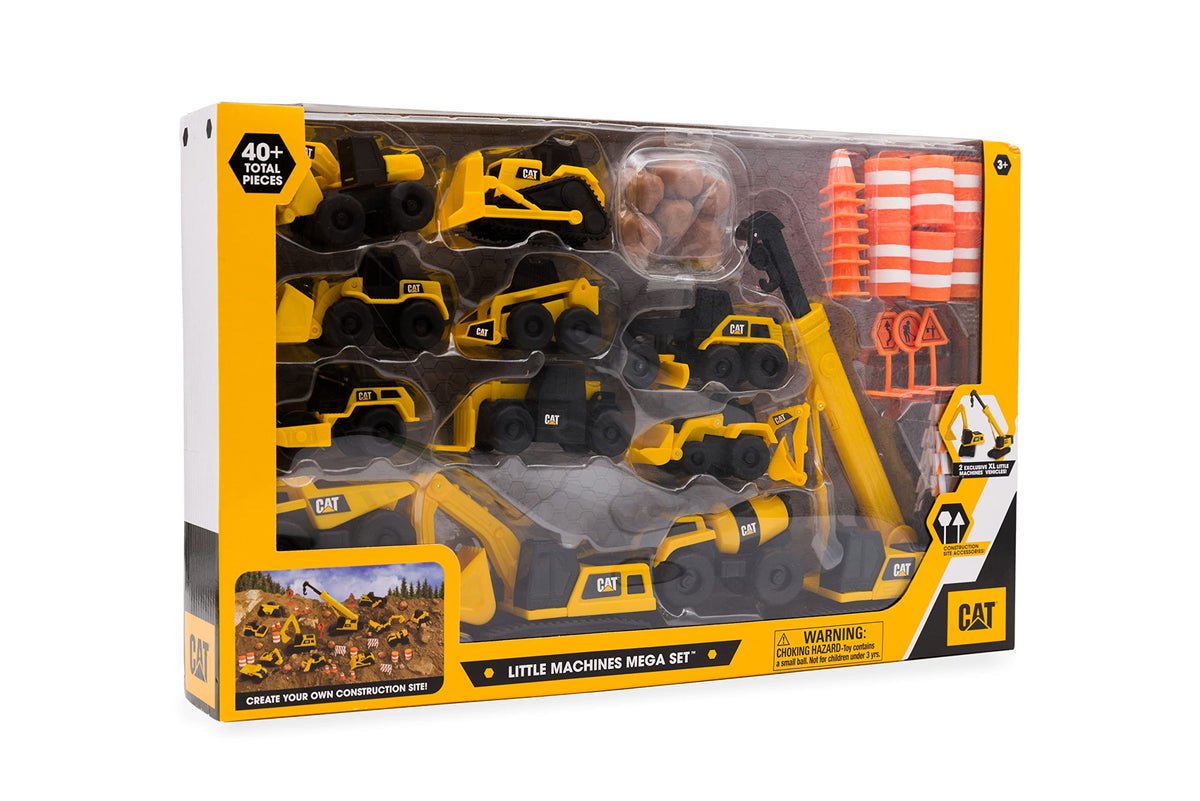 CAT Little Machines Mega Set, 40+ Pieces, Ages 3+