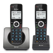 AT&T GL2101-2 DECT 6.0 Cordless Phone, 2 Handsets, Graphite & Black
