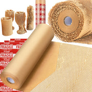 MINHAO Honeycomb Packing Paper Roll, 15" x 230 ft