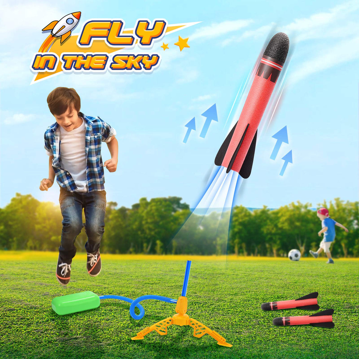Notique Rocket Toy Set, Ages 3-9
