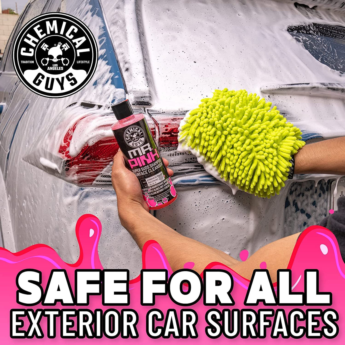 Chemical Guys Mr. Pink Foaming Car Wash Soap, Candy, 473 ml, 2 Pack