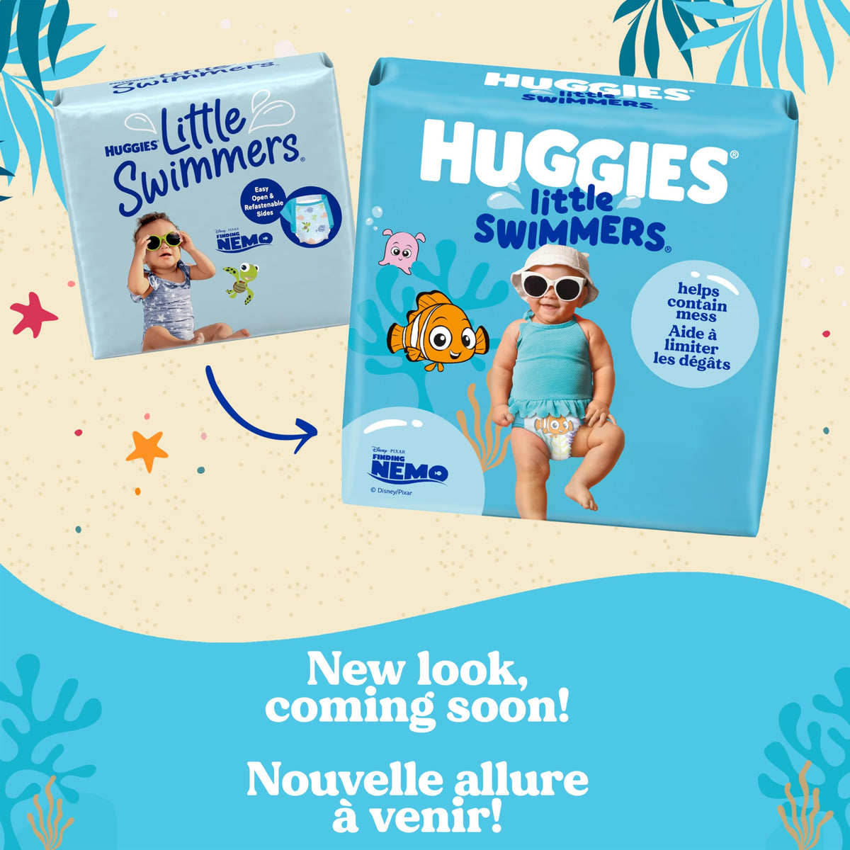 Huggies Little Swimmers Swim Diapers, Size 4, 24-34 lb, 11 Count