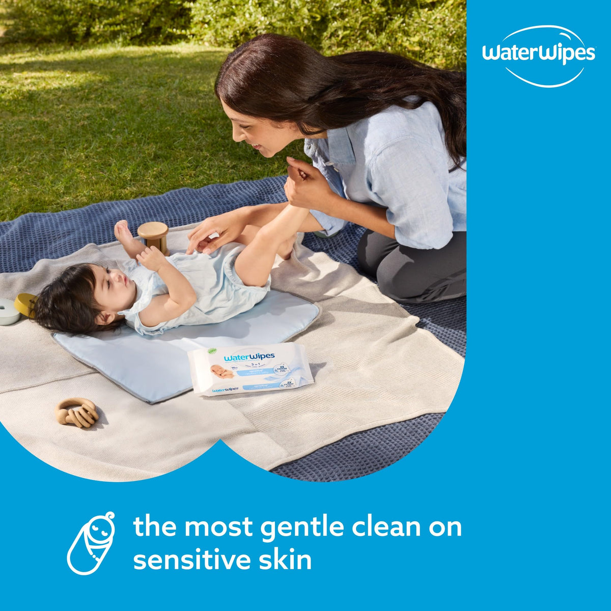 WaterWipes Plastic-Free Original Baby Wipes, 240 Count (4 Packs)