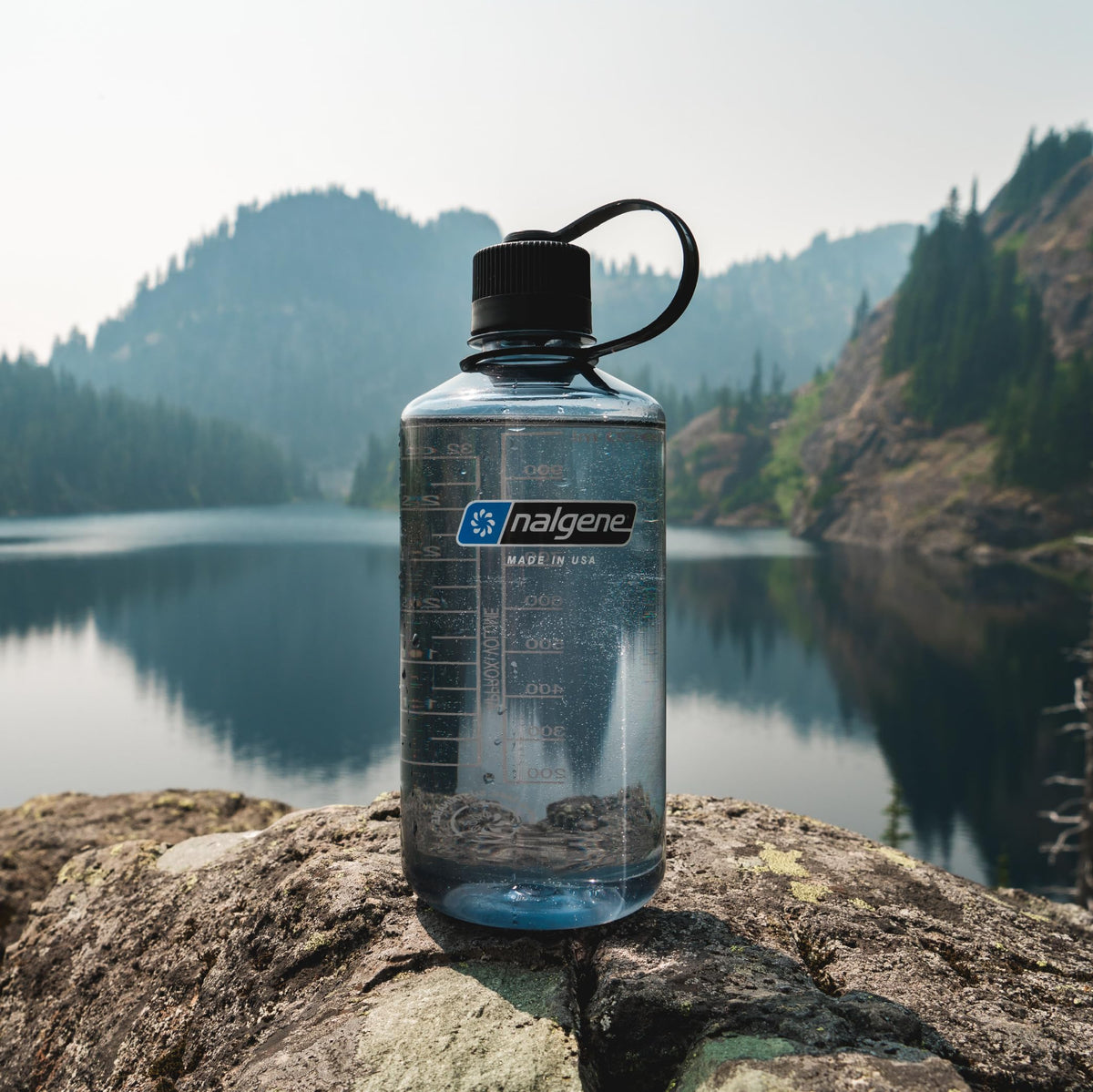 Nalgene 32oz Narrow Mouth Water Bottle, Gray
