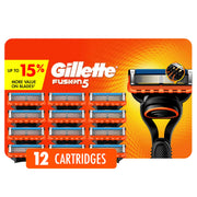Gillette Fusion5 Men's Razor Blade Refills, 12 Count