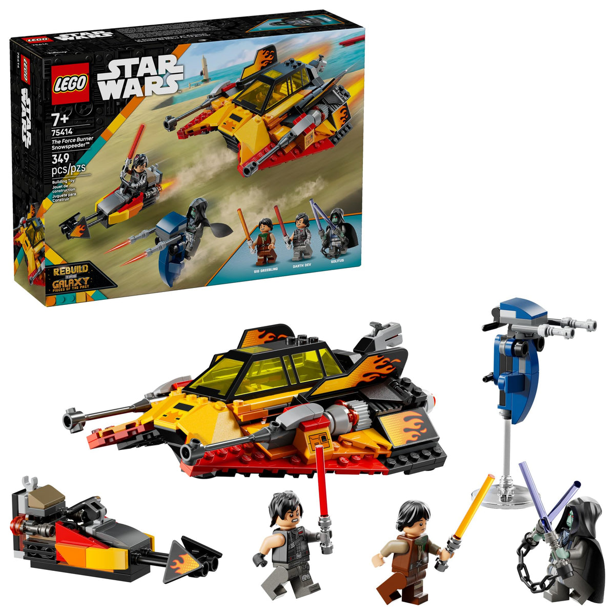 LEGO Star Wars Rebuild the Galaxy Force Burner Snowspeeder, 75414