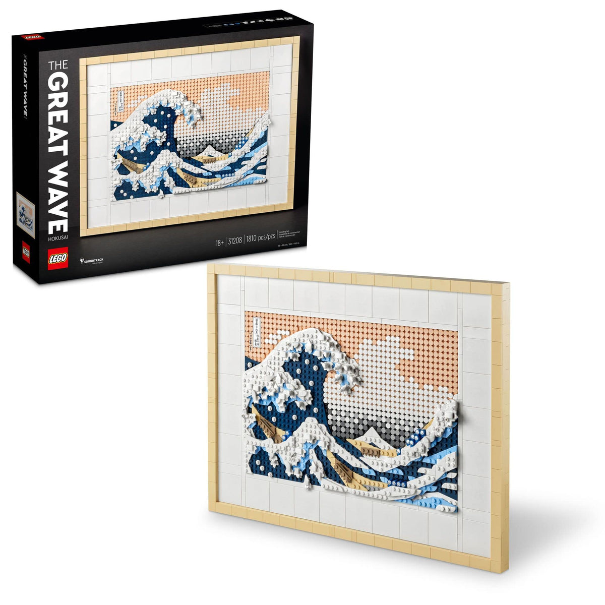 LEGO Art Hokusai The Great Wave 31208