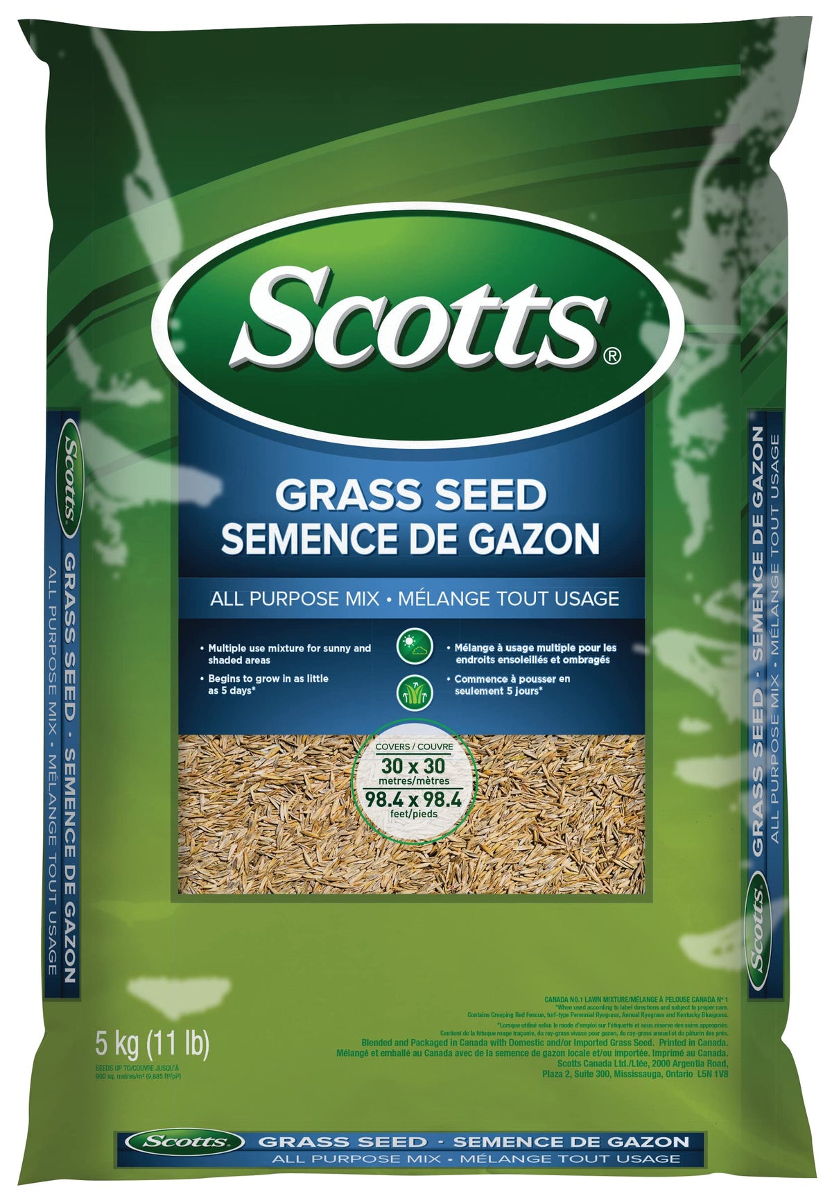Scotts Grass Seed All Purpose Mix, 5 kg