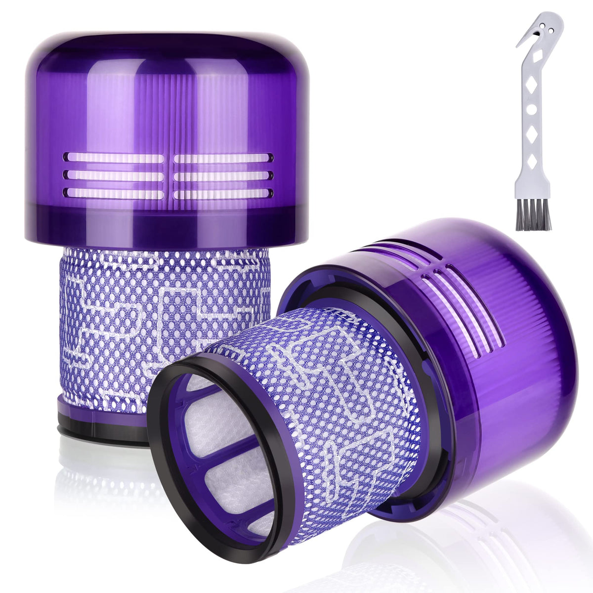 Leadaybetter Filter Replacement for Dyson V11 and V15, 2 Pack