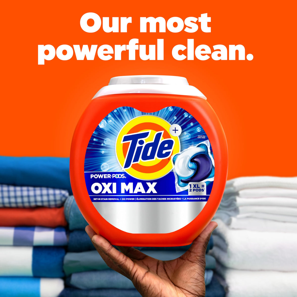 Tide Oxi Max Power PODS Laundry Detergent (45 Count)