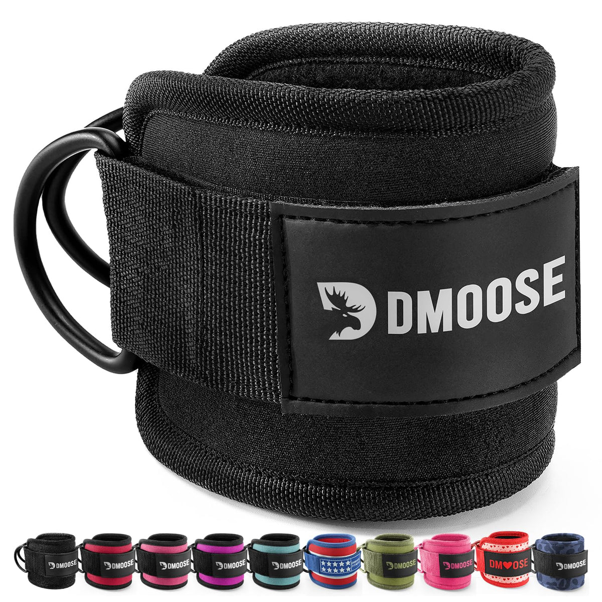 DMoose Adjustable Cable Machine Ankle Straps