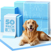 Powools Extra Large Puppy Pads, 34 x 28 in, 50-Pack