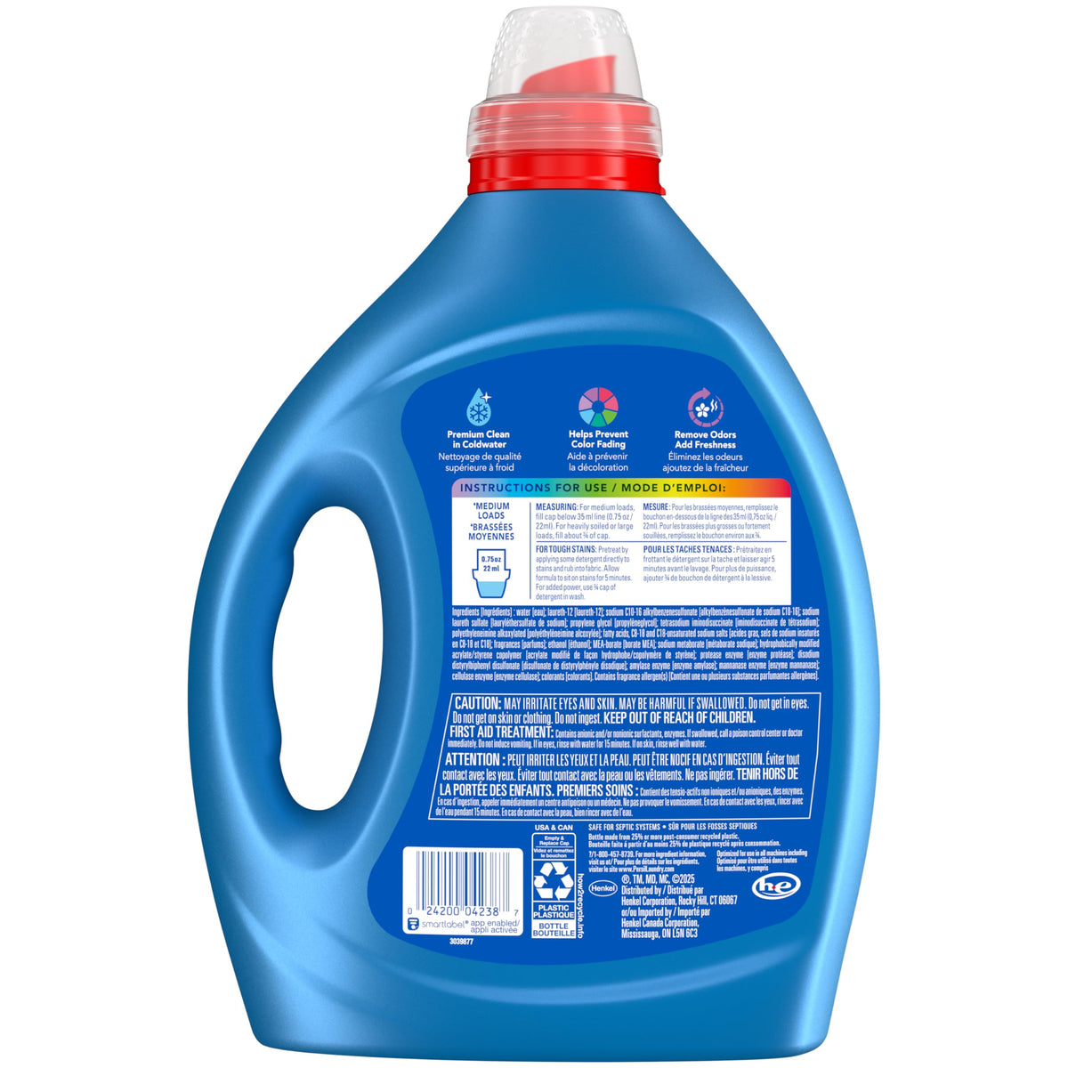 Persil 2X Concentrated Laundry Detergent, Intense Fresh, 2.43 L