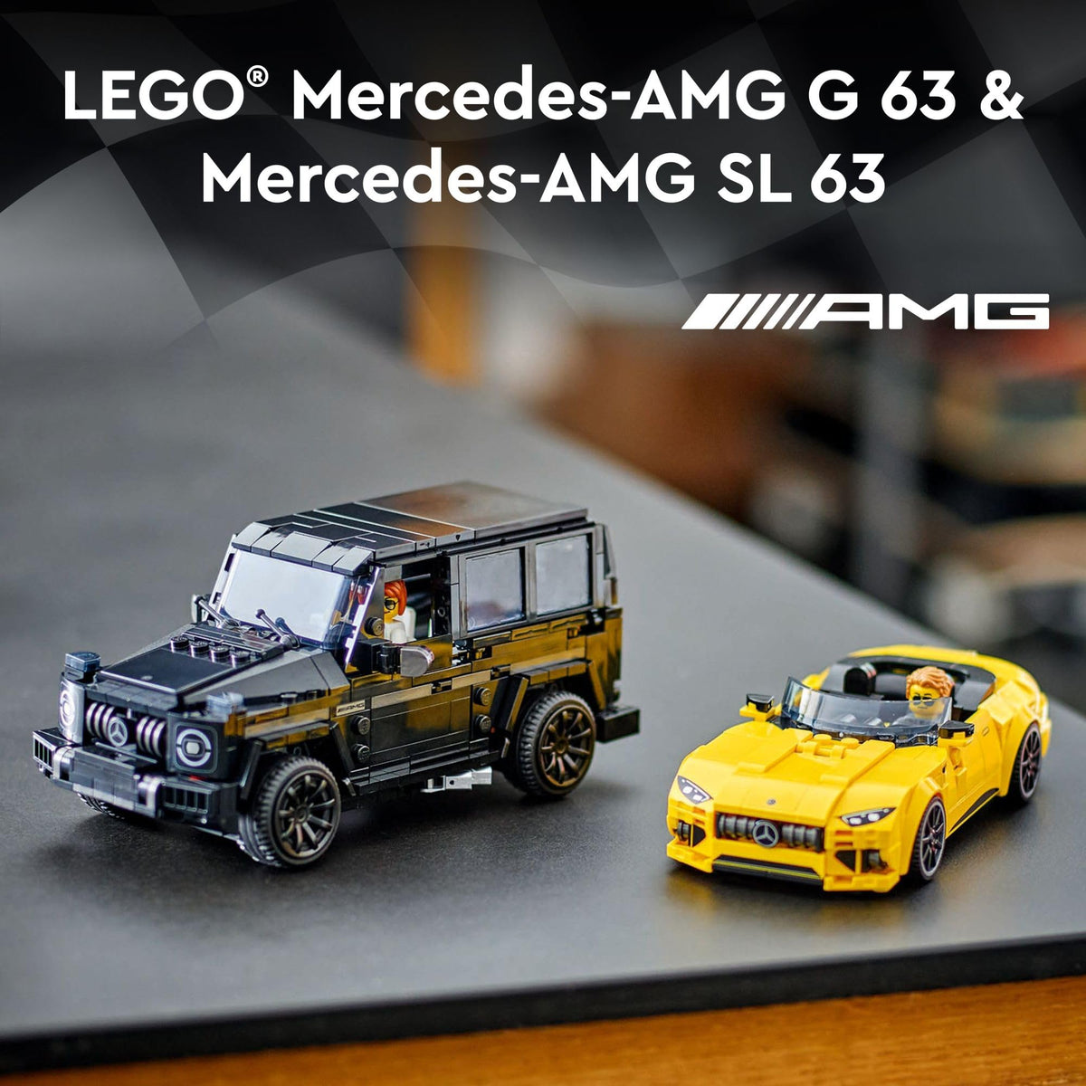 LEGO Speed Champions Mercedes-AMG G 63 & SL 63 Building Set, 76924
