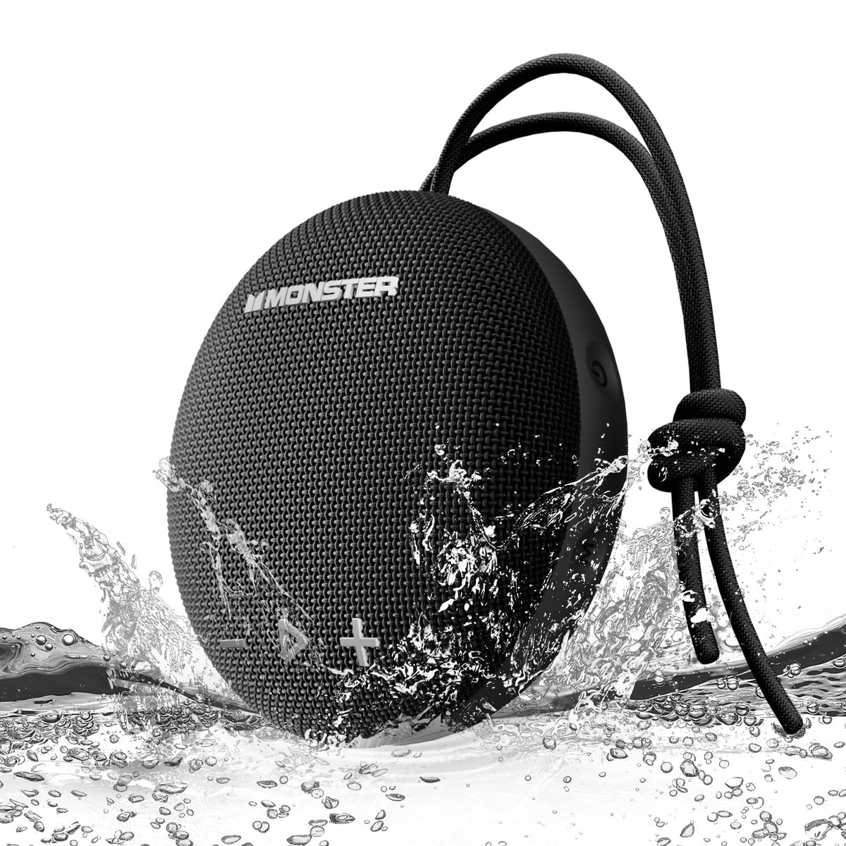 Monster IPX8 Waterproof Bluetooth 5.4 Shower Speaker