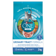 Purina ONE +Plus Urinary Tract Formula Chicken Dry Cat Food, 3 kg