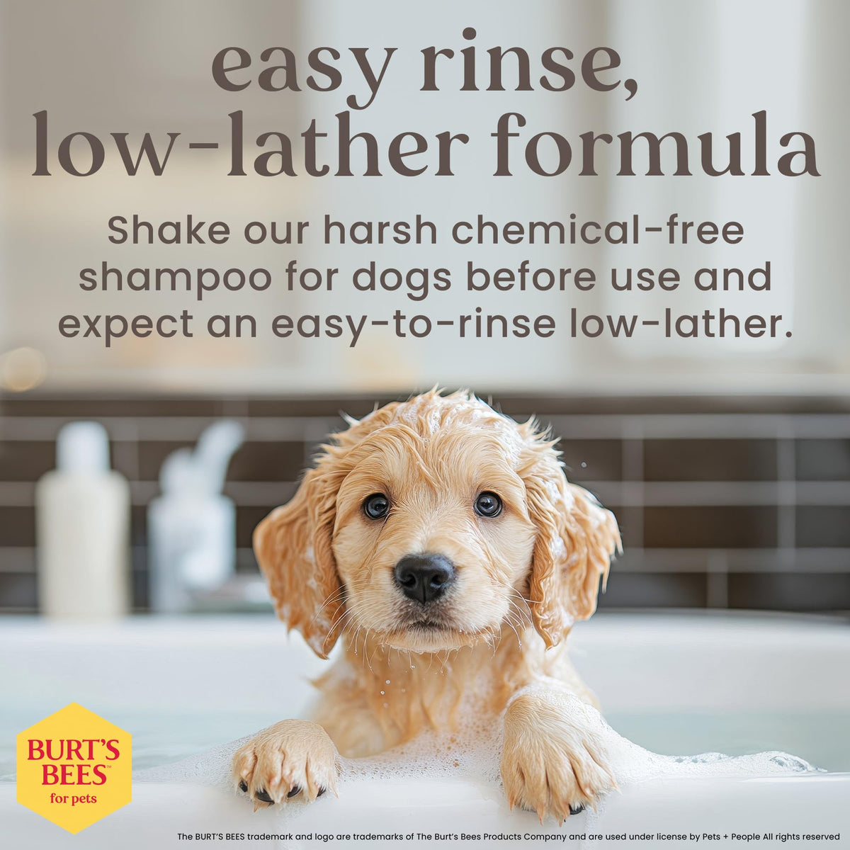 Burt's Bees for Pets Puppy 2-in-1 Shampoo & Conditioner, 16 oz